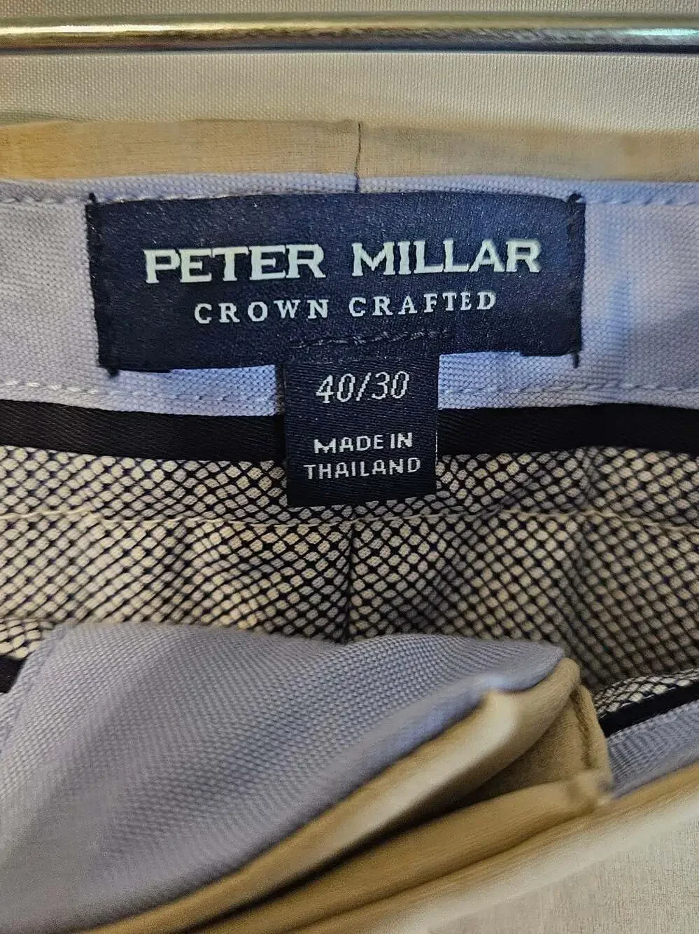 Peter Millar Crown Crafted Men's Khaki Tan Dress Pants Trousers Size 40/30
